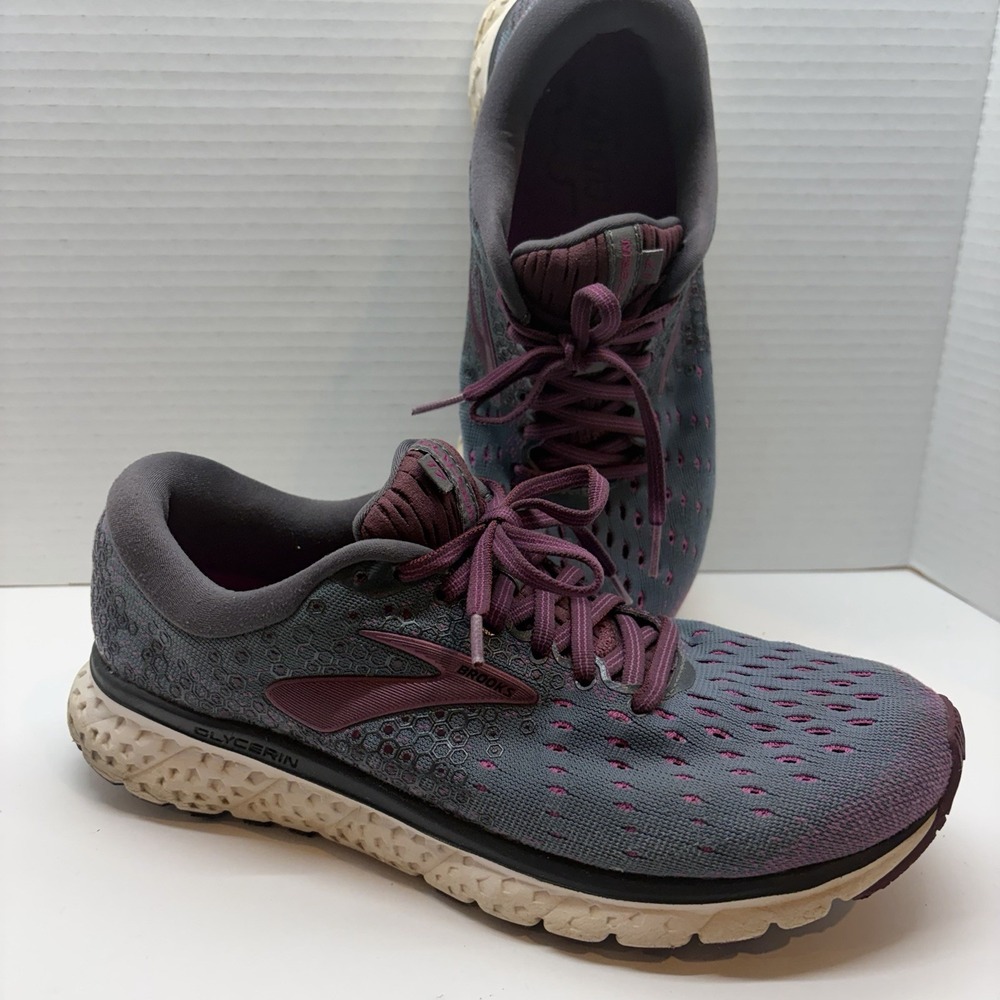 Brooks Glycerin 17 Women's Size 9.5 B 1202831B081 Grey/Purple Good  Condition‎